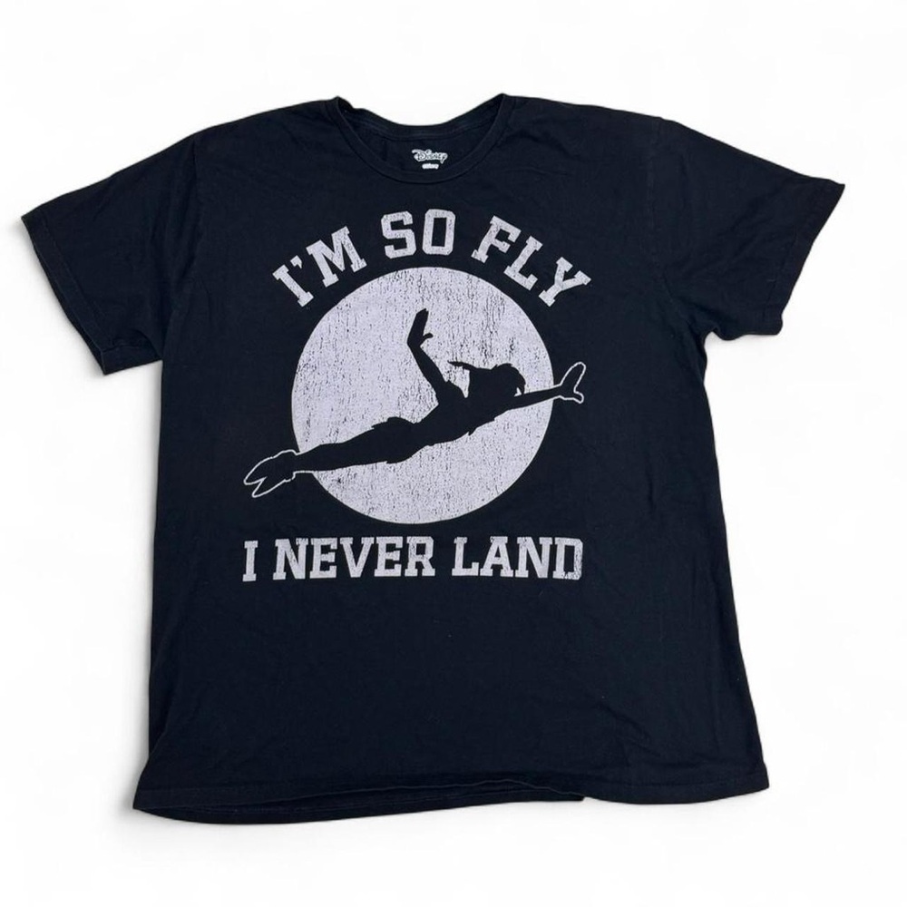 Disney I'm So Fly I Never Land black cotton t-shirt, 2XL